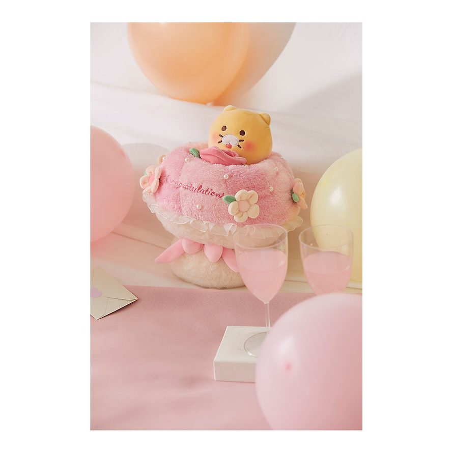 Kakao Friends - Choonsik 'Congratulations' Bouquet Plush Doll