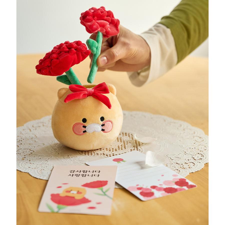 Kakao Friends - Choonsik Carnation Flowerpot Doll