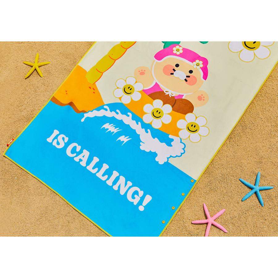 Wiggle Wiggle x Kakao Friends - Choonsik Beach Towel - Wiggle Wiggle x Kakao Friends - Beach Towel - Harumio