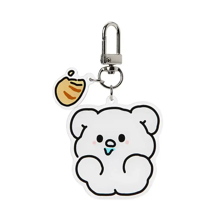 Kakao Friends - Cute Bear Bread Keyring - Kakao Friends - Home & Living, Accessories - Harumio