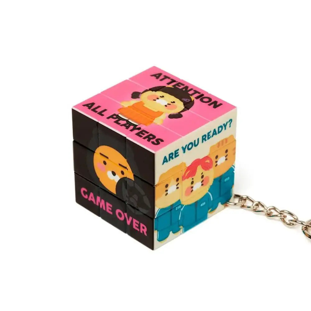 Netflix Squid Game 2 x Kakao Friends - Ryan & Choonsik Cube Keyring - Kakao Friends - Keyring - Harumio