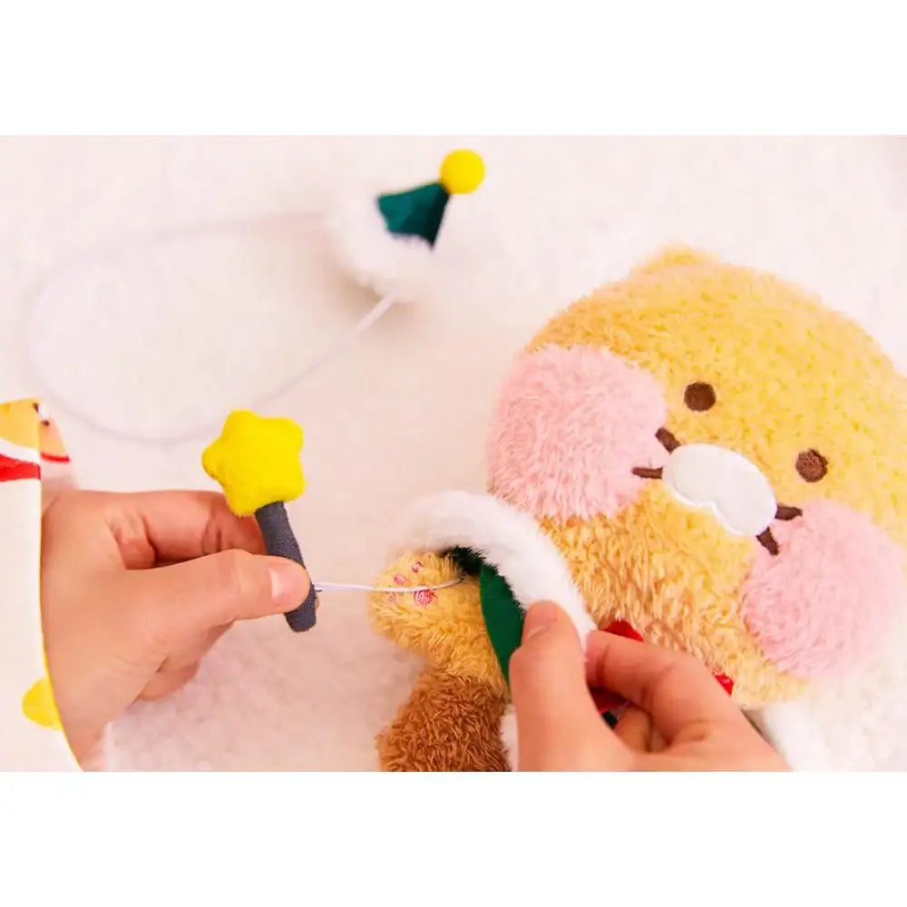 Kakao Friends - Merry Christmas Cape & Hat Fossil Doll Costume - Kakao Friends - doll costume - Harumio