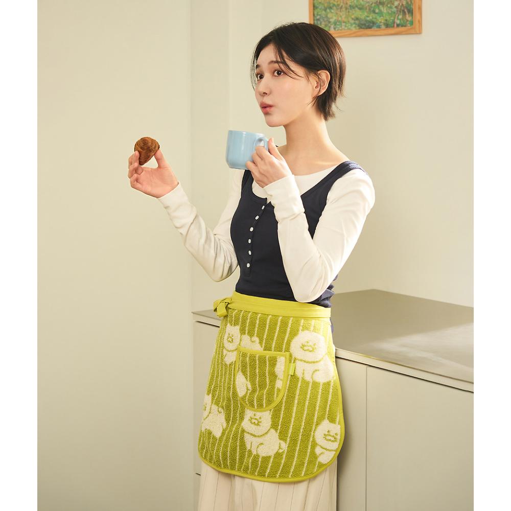 Kakao Friends - FRIENDAY Choonsik Terry Apron (Green)