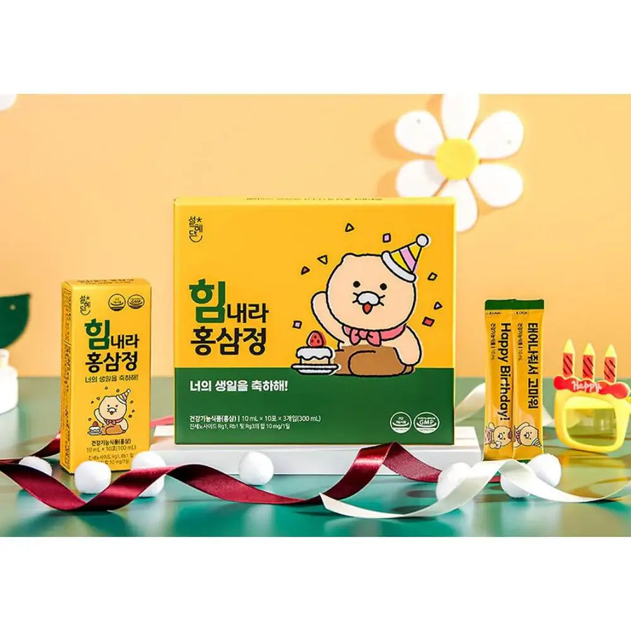 Seol Hye-dam x Kakao Friends - Choonsik Happy Birthday! Red Ginseng - Kakao Friends - Supplements - Harumio