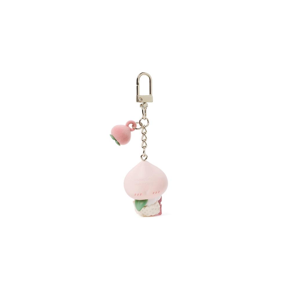 Kakao Friends - Peach Fresh Juice Figure Keyring (Little Apeach)