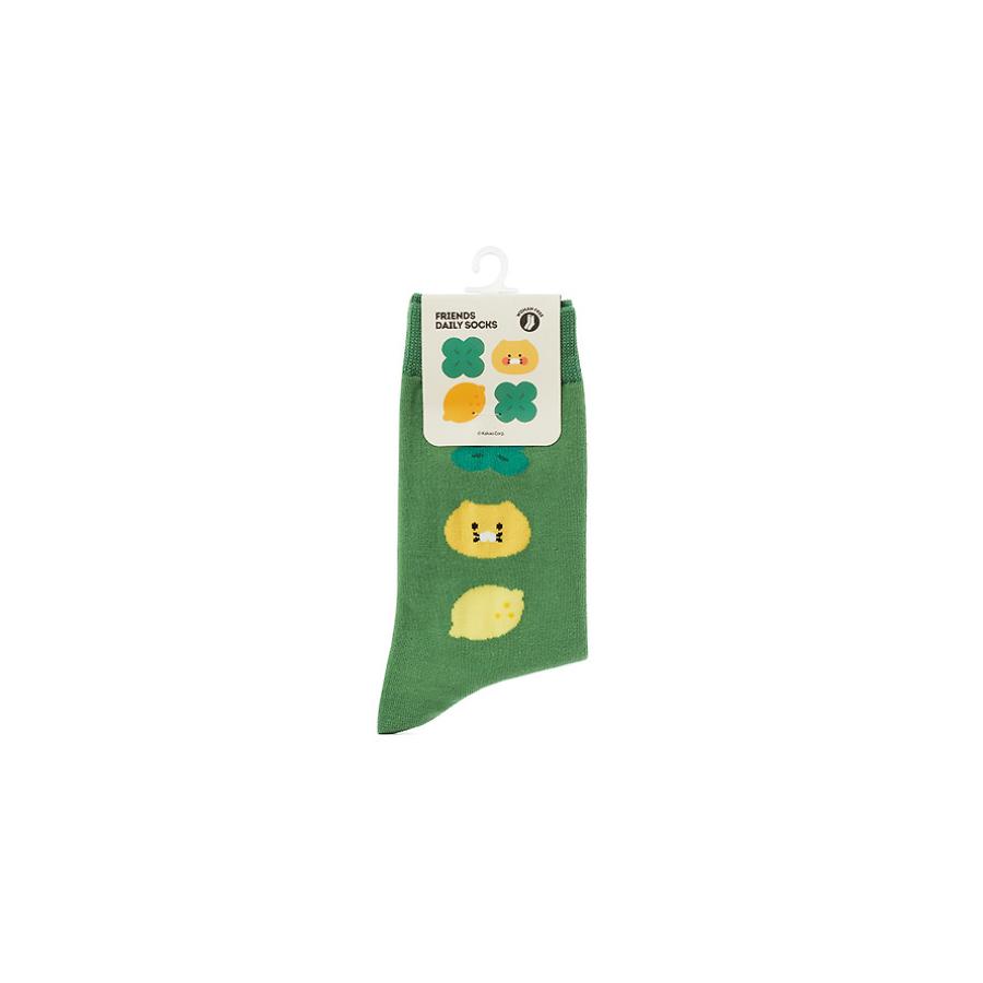 Kakao Friends - Lucky Day Green Socks (Choonsik)