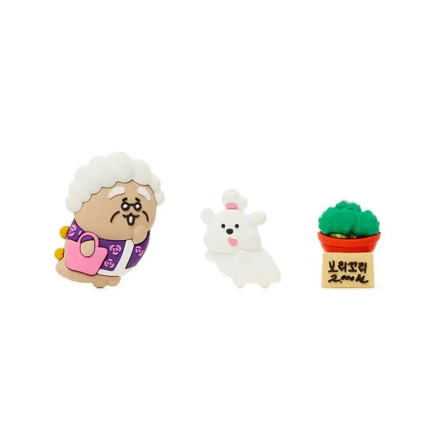 Kakao Friends - Chordy Vehicle Air Vent Figure Set (Halmi-jjo) - Kakao Friends - Deco Figure - Harumio