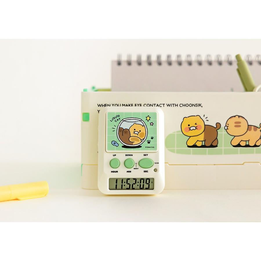 Kakao Friends - Liquid Cat Stopwatch (Choonsik)