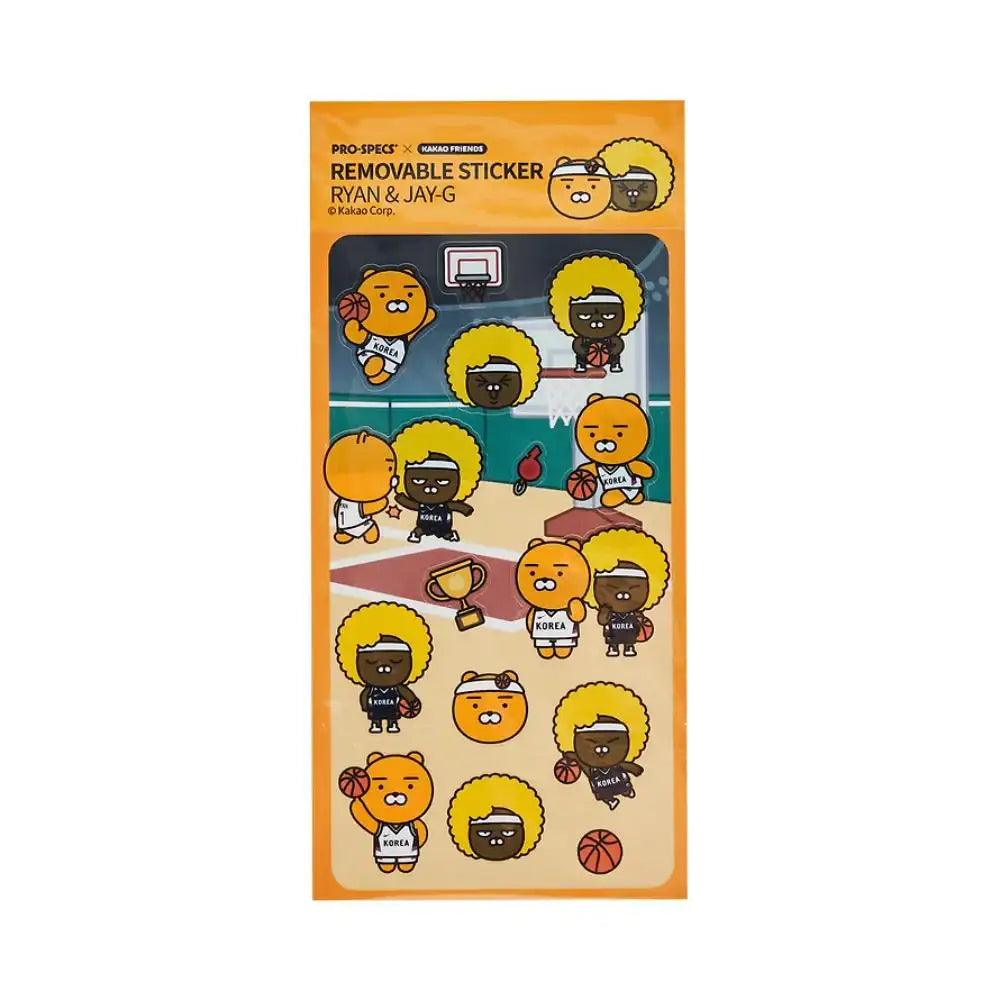 PRO-SPECS x Kakao Friends - Ryan & Jay-G Basketball Sticker Pack - Kakao Friends - Sticker - Harumio