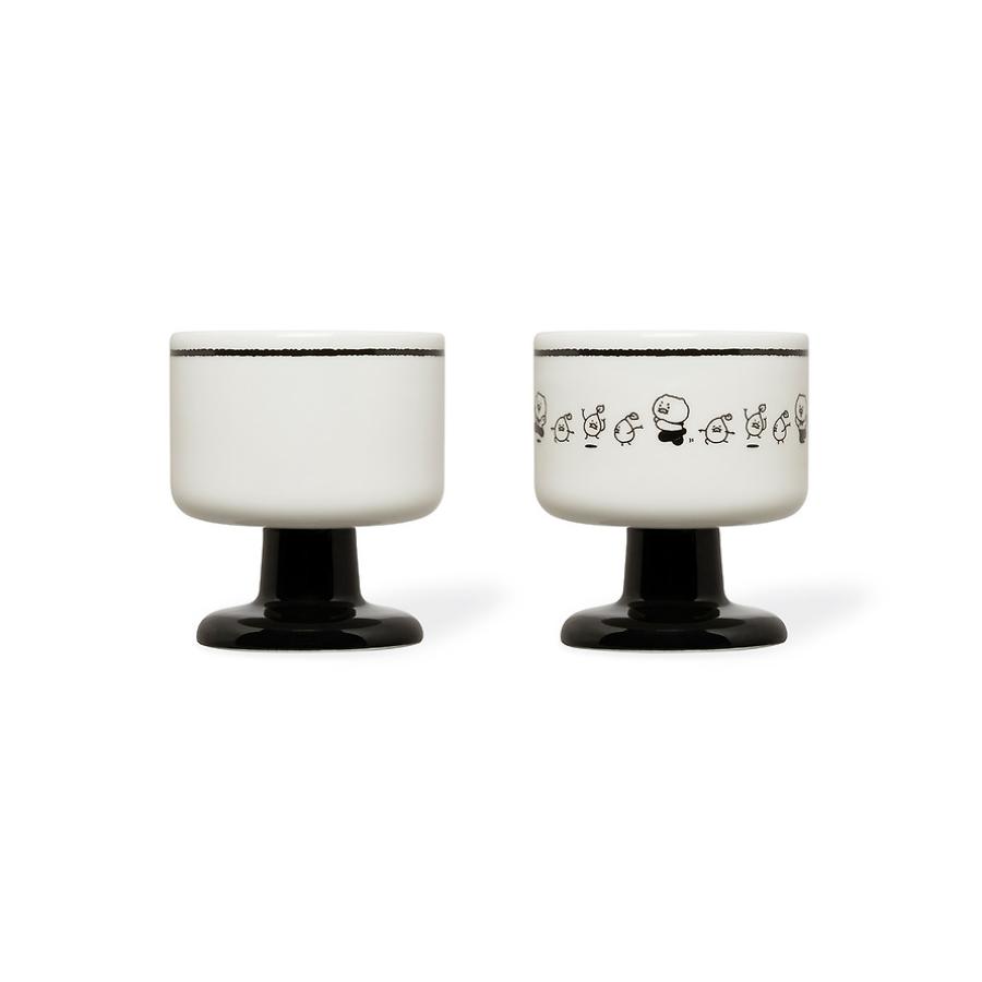 Black and White Chef x Kakao Friends - Choonsik Goblets 2-Piece Set