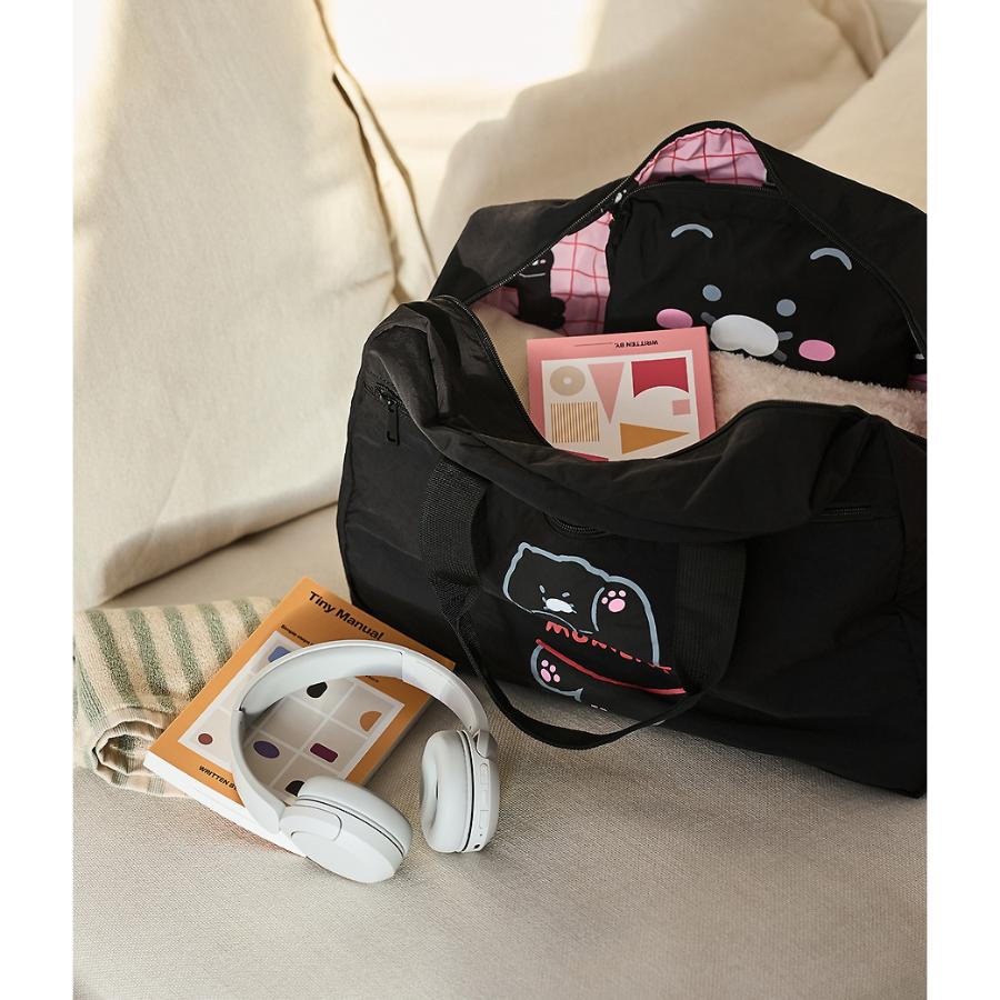 Kakao Friends - Black Choon Foldable Travel Bag (Choonsik)
