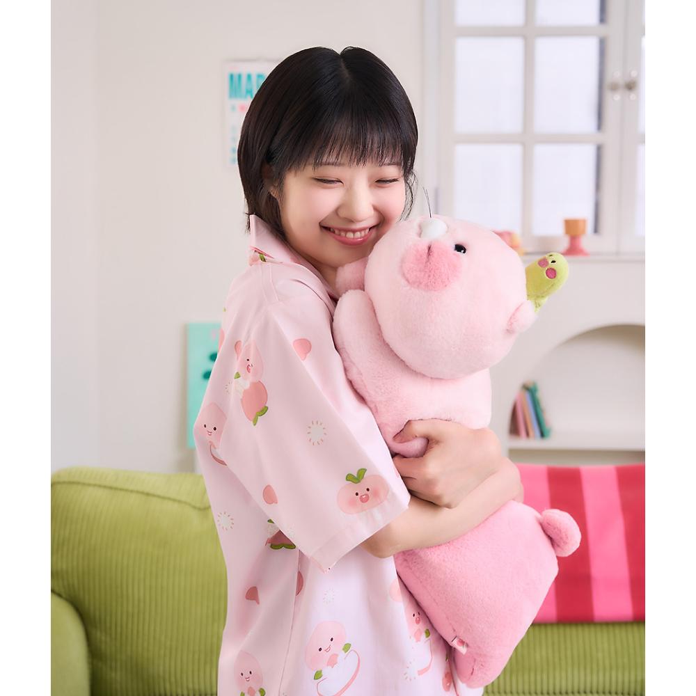 Kakao Friends - Peach Fresh Pink Pillow (Choonsik)