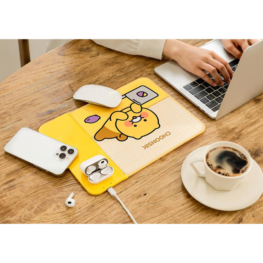 Kakao Friends - Wireless Charging Mouse Pad (Choonsik)
