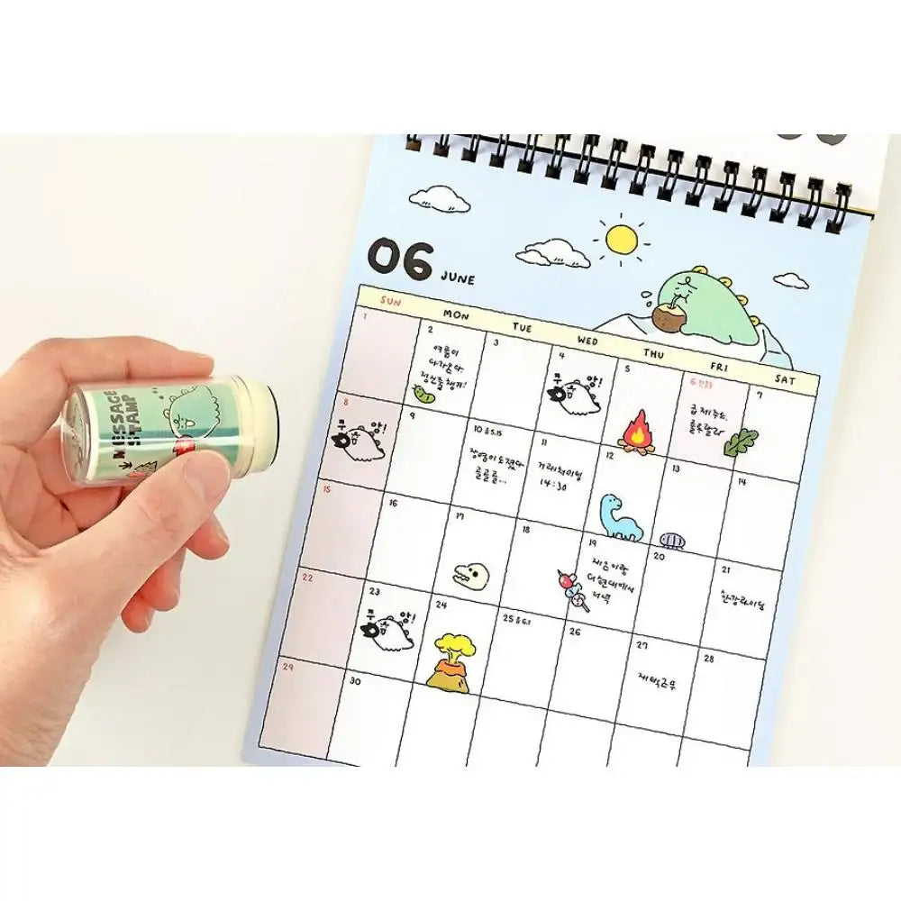 Kakao Friends - Jordy Kuang Dino Message Stamp - Kakao Friends - Stamp - Harumio