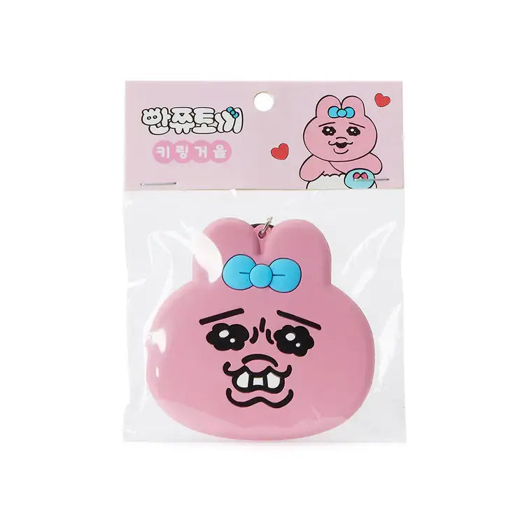 Kakao Friends - Frowning Punkyu Rabbit Mirror Keyring - Kakao Friends - Home & Living, Accessories - Harumio