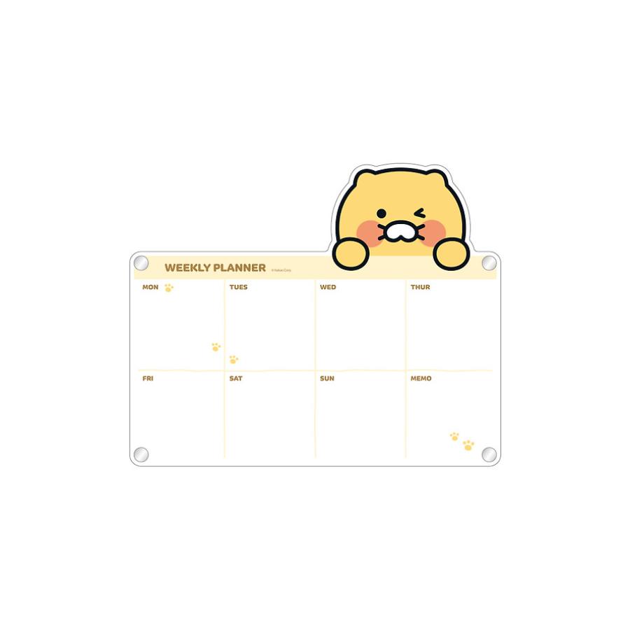 Kakao Friends - Magnet Memo Board Set (Weekly Planner)