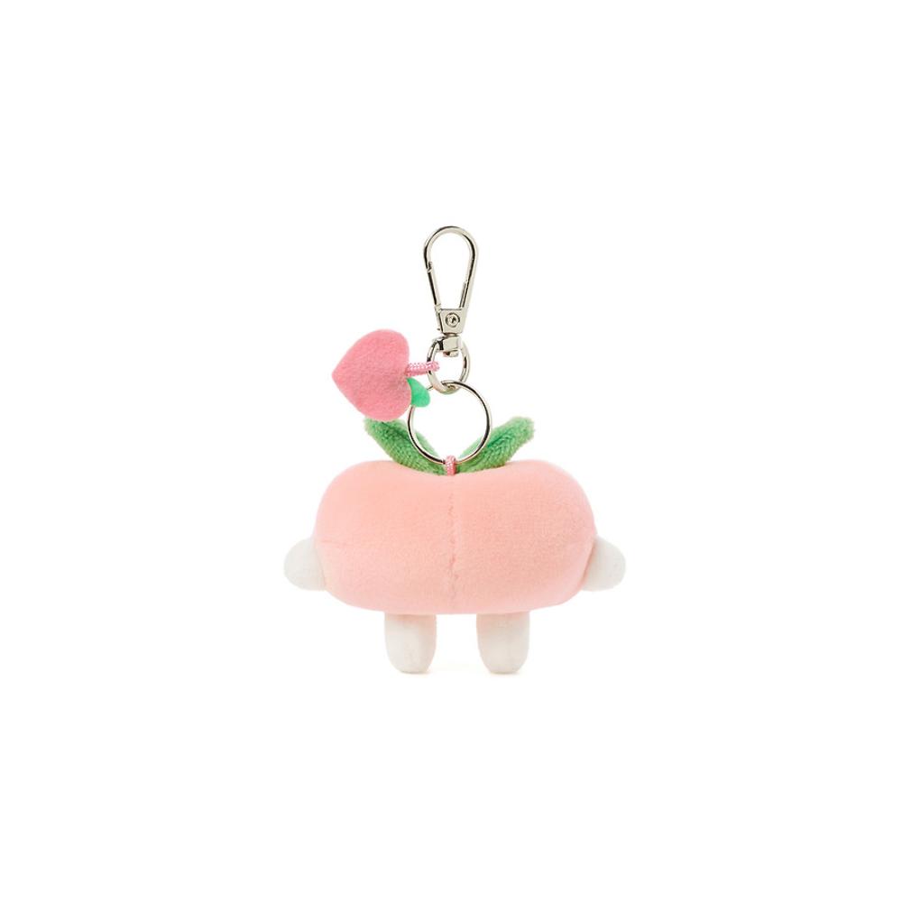 Kakao Friends - Peach Fresh Flat Peach Doll Keyring (Little Apeach)