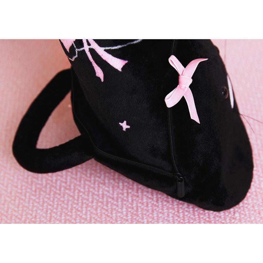 Kakao Friends - Black Choon Pouch Knee Blanket (Choonsik)