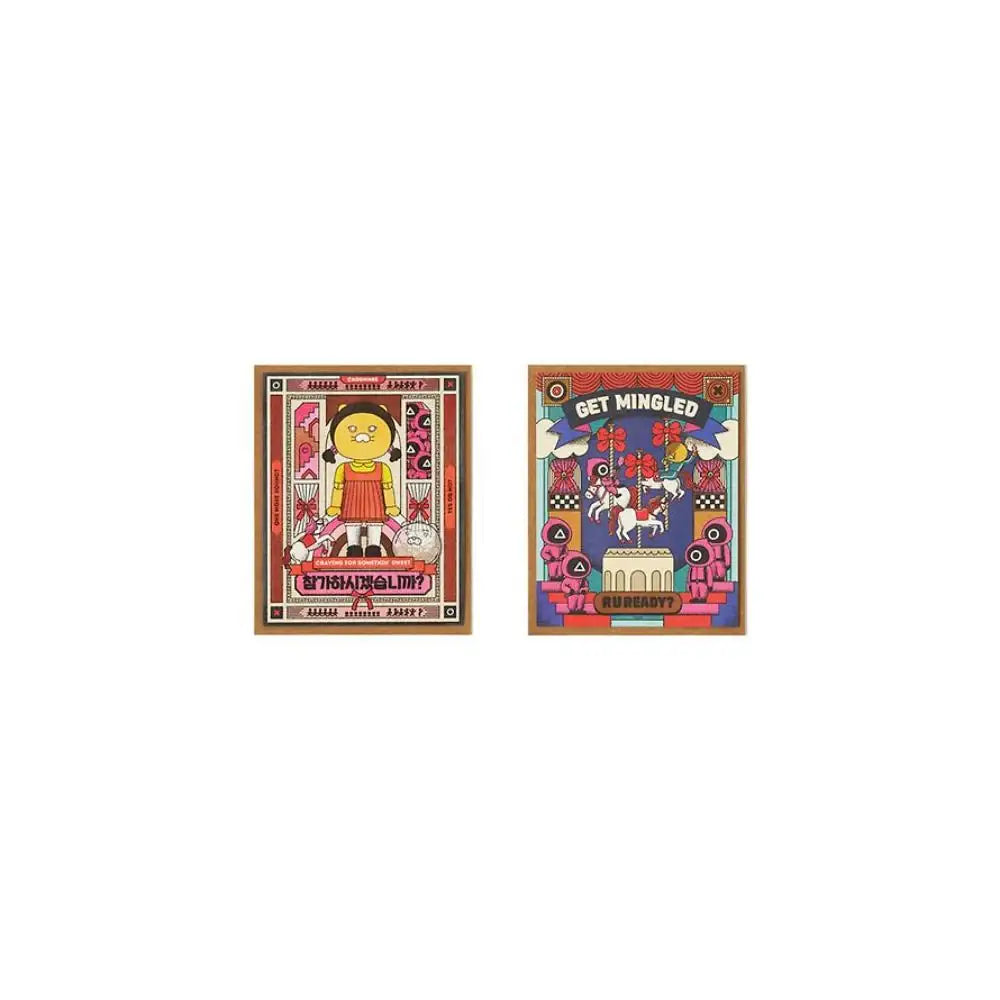Netflix Squid Game 2 x Kakao Friends - Choonsik Postcard - Kakao Friends - Postcard - Harumio