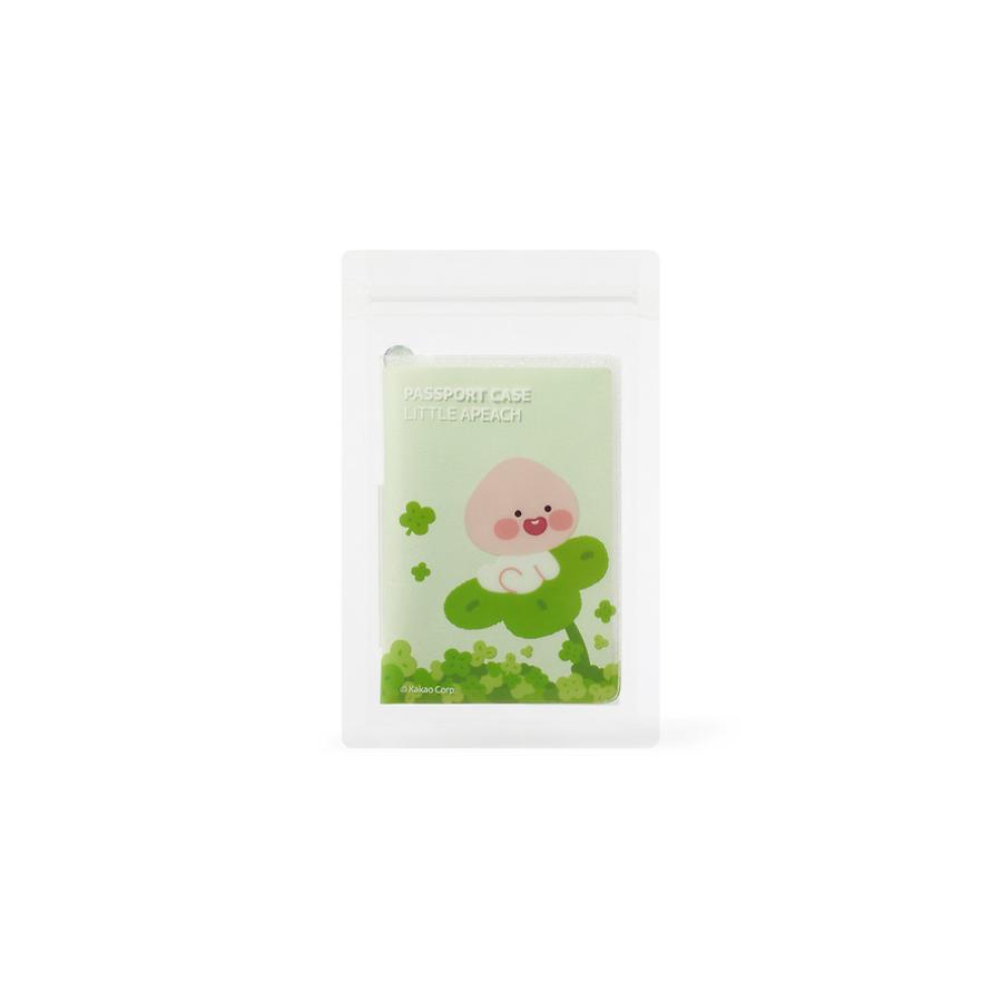 Kakao Friends - Four-leaf Clover Little Apeach Passport Case