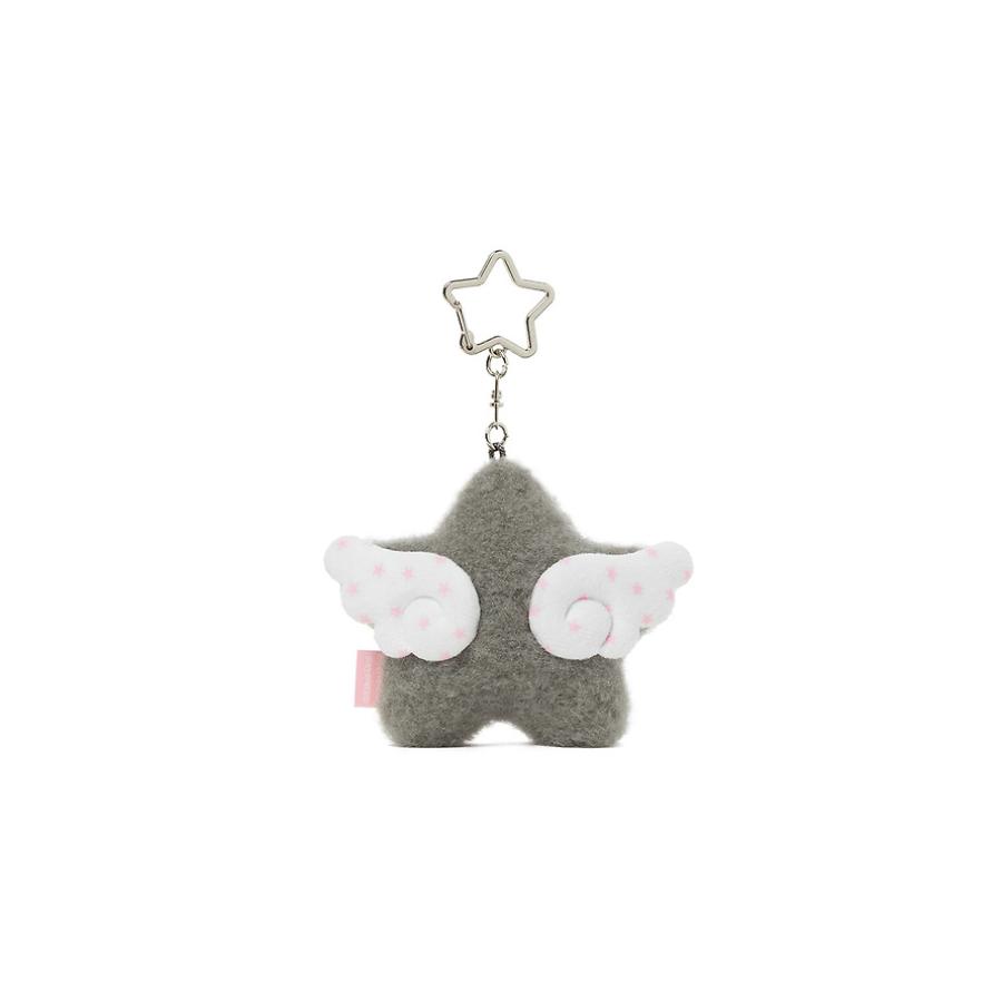Kakao Friends - Choonsik Byeolnan Gray Star Doll Keyring