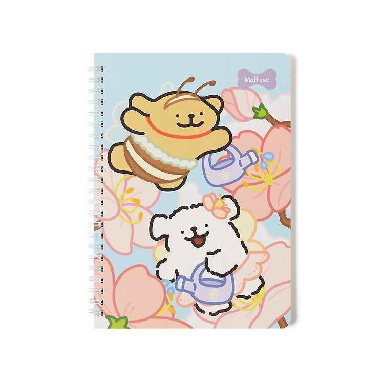 Kakao Friends - Maltese Cherry Blossom String Notebook