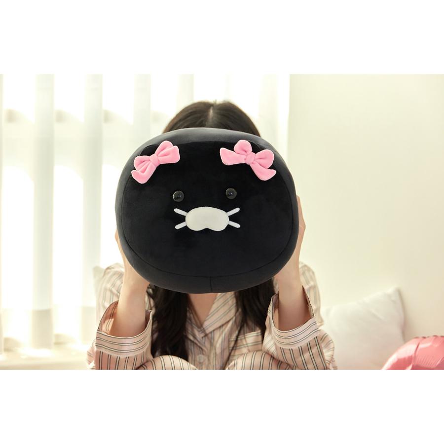 Kakao Friends - Black Choon Spring Hand Warmer Cushion