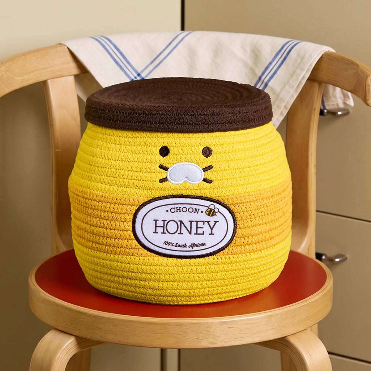 Kakao Friends - Chunsik Grocery Market Honey Jar Rope Basket