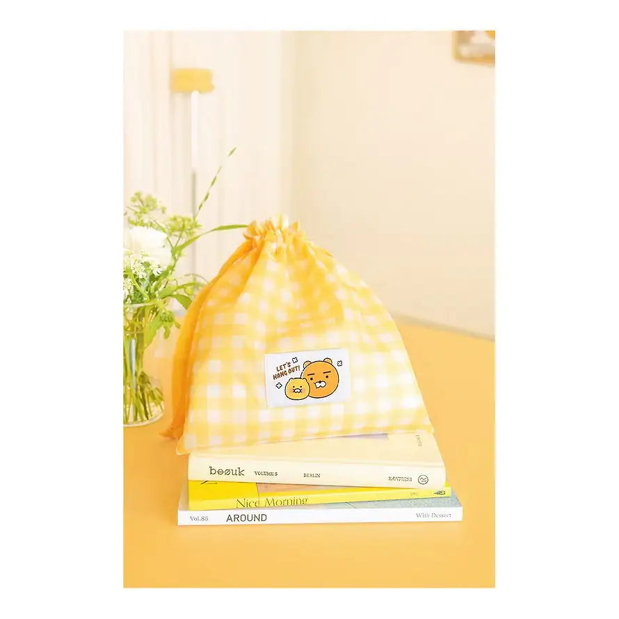 Kakao Friends - Ryan & Choonsik String Travel Pouch - Kakao Friends - Travel Pouch - Harumio