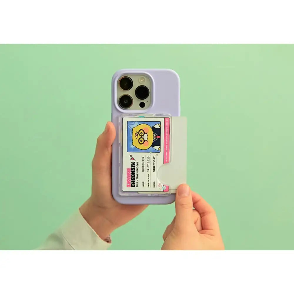Kakao Friends - Savage Choonsik MagSafe Cardholder Student ID Card - Kakao Friends - Student ID Cardholder - Harumio