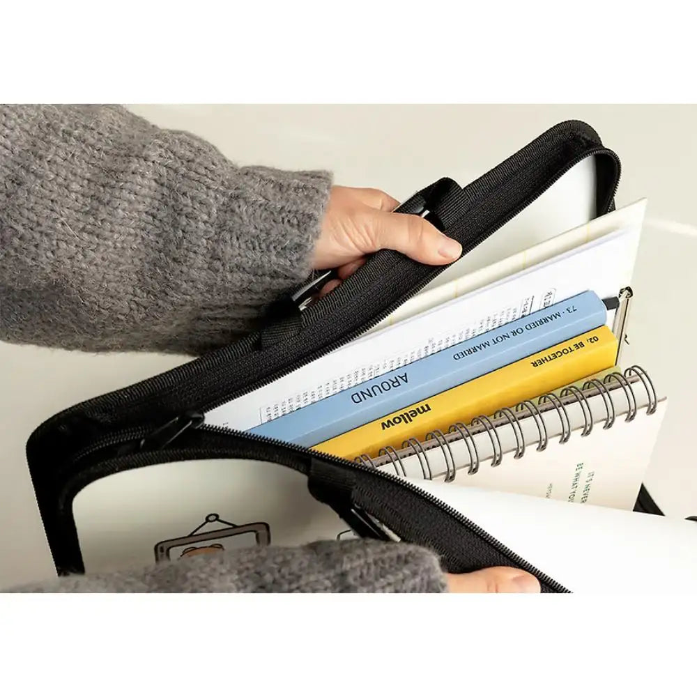 Kakao Friends - Choonsik Ordinary Handle Zipper File - Kakao Friends - Zipper File - Harumio