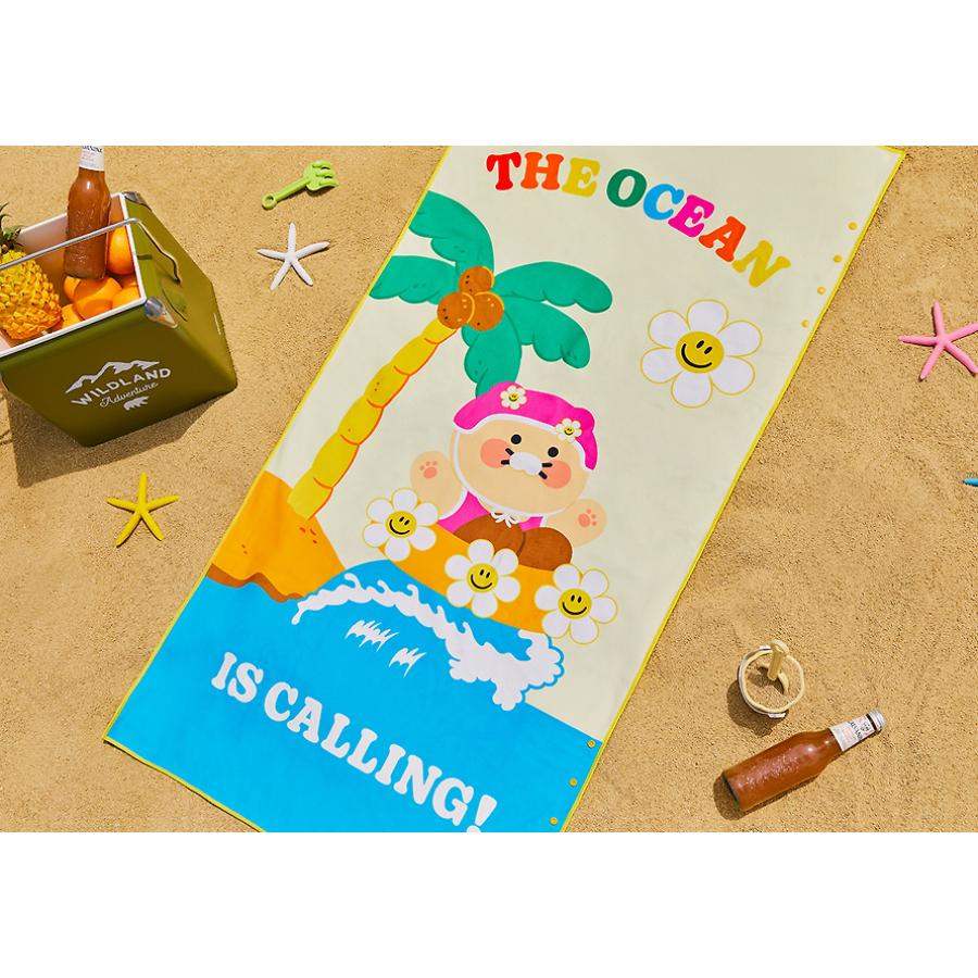 Wiggle Wiggle x Kakao Friends - Choonsik Beach Towel - Wiggle Wiggle x Kakao Friends - Beach Towel - Harumio
