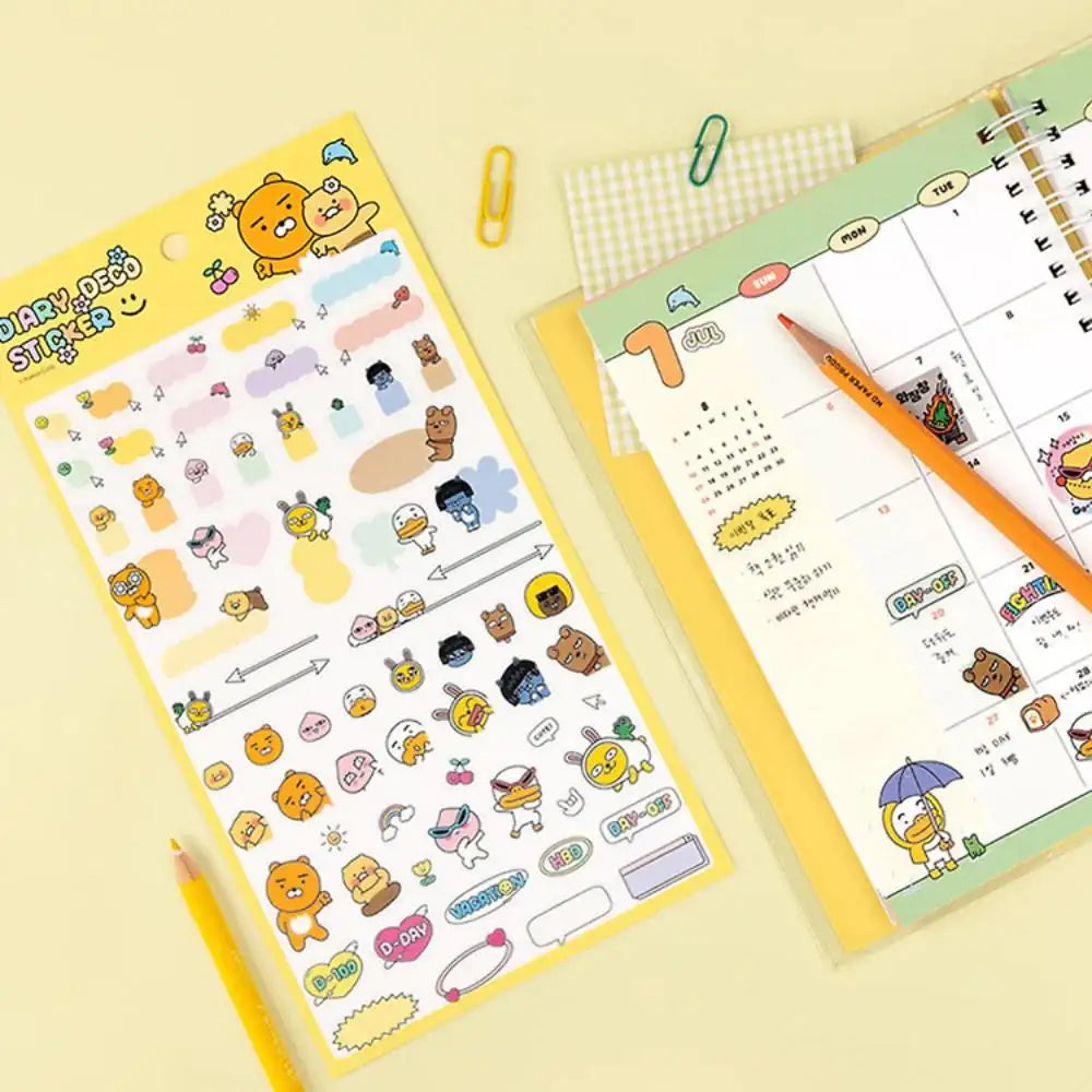 Kakao Friends - Seichee's Diary Deco Sticker Set - Kakao Friends - Sticker - Harumio