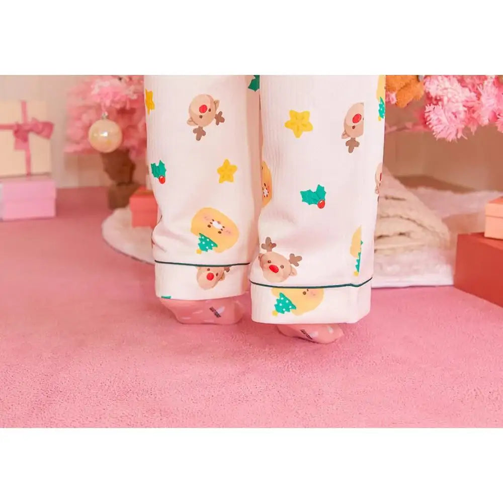 Kakao Friends - Merry Choon Christmas Quilted Pajamas Set - Kakao Friends - Pajamas - Harumio