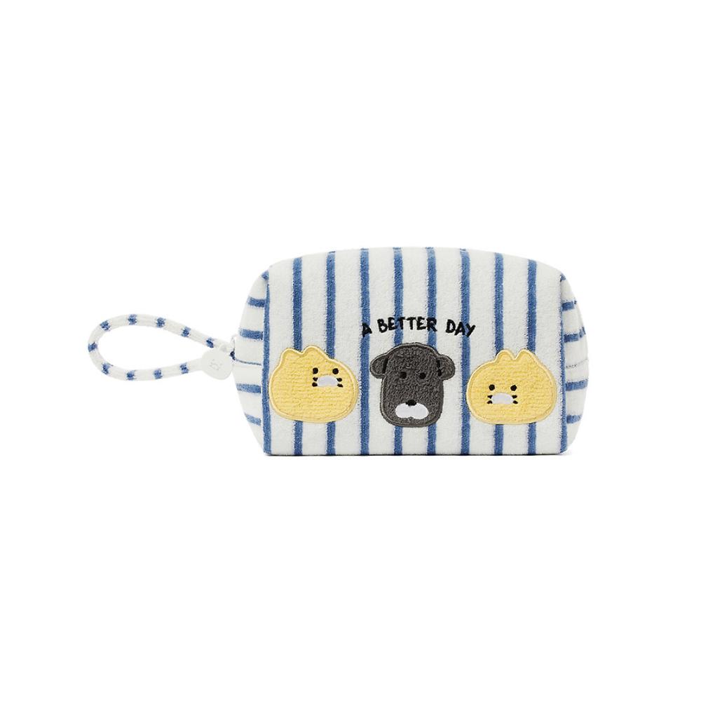 Kakao Friends - FRIENDAY Choonsik 3D Terry Pouch (Blue)
