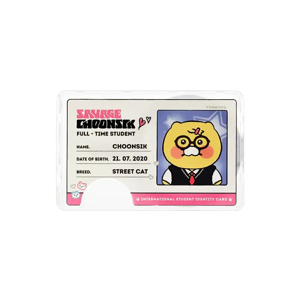 Kakao Friends - Savage Choonsik MagSafe Cardholder Student ID Card - Kakao Friends - Student ID Cardholder - Harumio