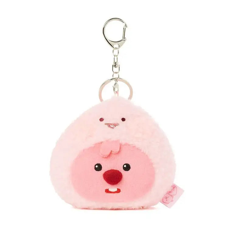 Kakao Friends x Zanmang Loopy - Apeach Doll Keyring - Kakao Friends x Zanmang Loopy - Keyring - Harumio