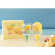 Kakao Friends - Choonsik Goblet Glass Set - Kakao Friends - Glass - Harumio