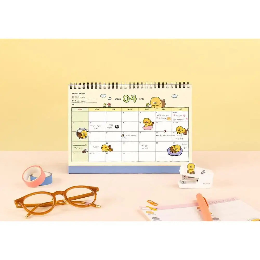 Kakao Friends - Choonsik 2025 Basic Desk Calendar - Kakao Friends - Desk Calendar - Harumio