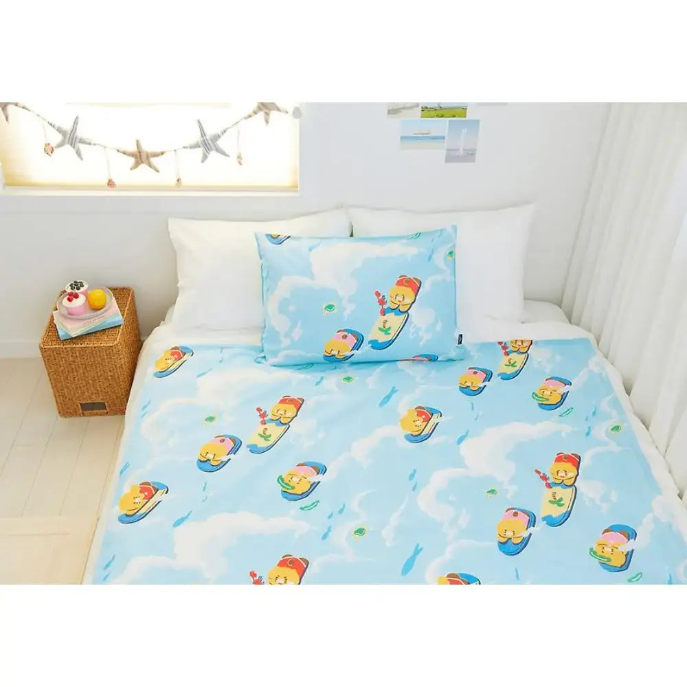 Kakao Friends - Choonsik Summer Holiday Single Bed and Pillow Cover Set - Kakao Friends - Duvet - Harumio