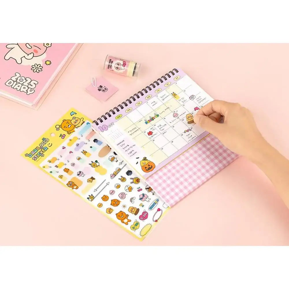 Kakao Friends - Seichee's Diary Deco Sticker Set - Kakao Friends - Sticker - Harumio