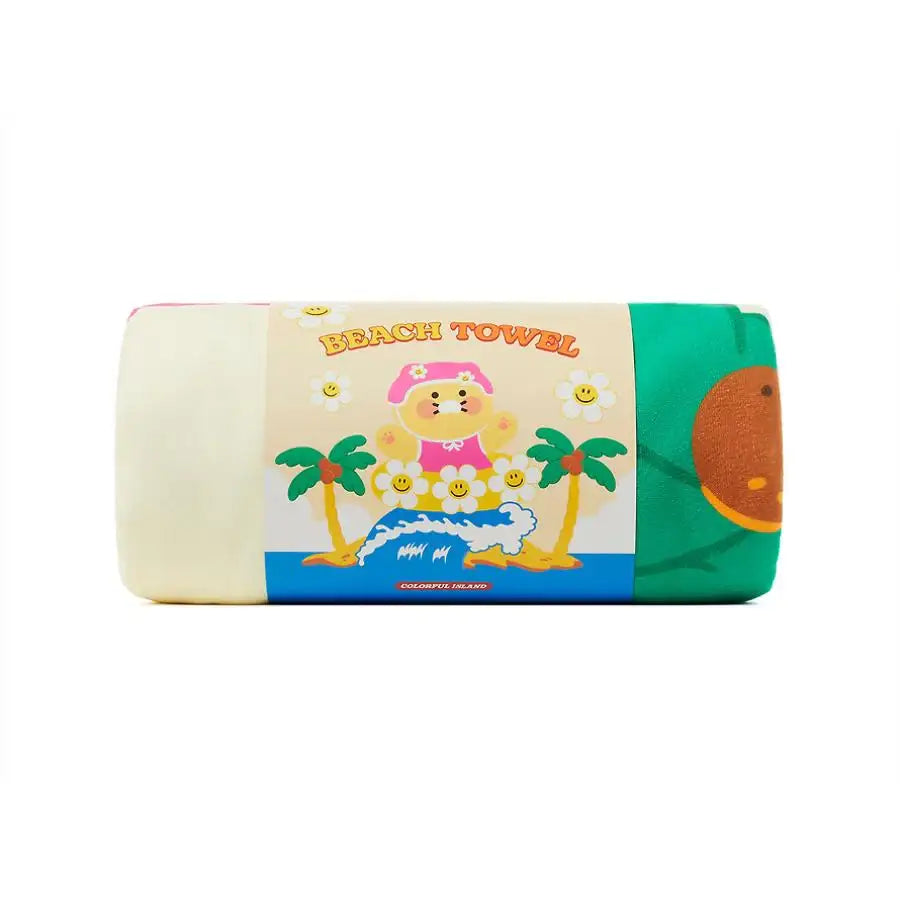 Wiggle Wiggle x Kakao Friends - Choonsik Beach Towel - Wiggle Wiggle x Kakao Friends - Beach Towel - Harumio