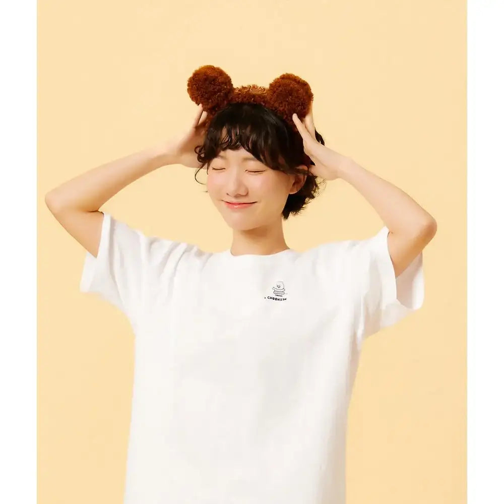 Maru Is a Puppy x Kakao Friends - Choonsik Short Sleeve T-Shirt - Webtoon Friends - T-Shirt - Harumio