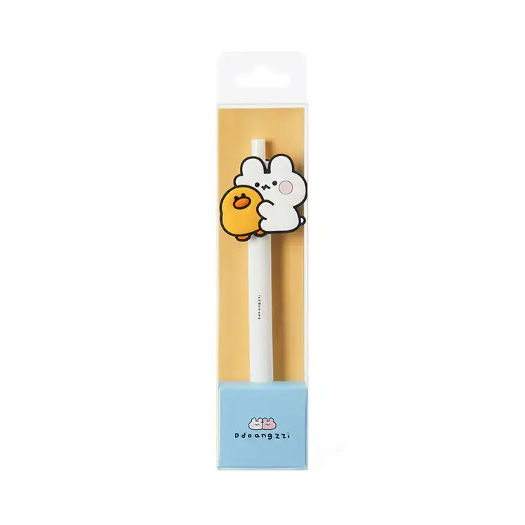 Kakao Friends - Ddoangzzi Whiteto & Duck Figure Gel Pen - Kakao Friends - Food - Harumio