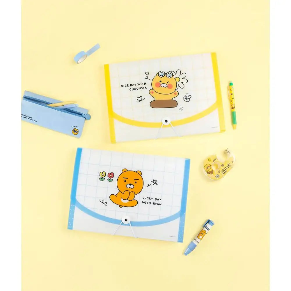 Kakao Friends - 12-Pocket Accordion File - Kakao Friends - Accordion File - Harumio