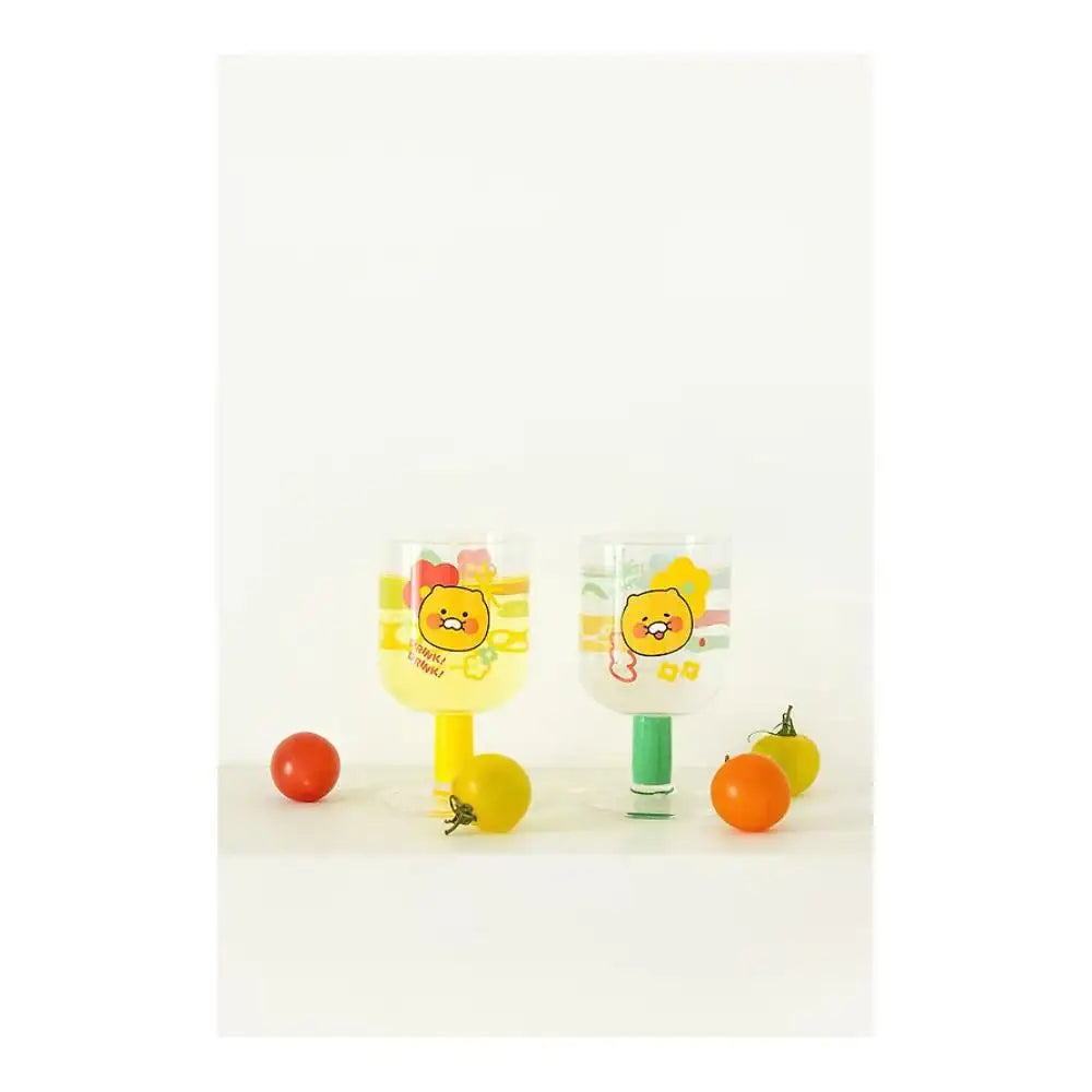 Kakao Friends - Choonsik Goblet Glass Set - Kakao Friends - Glass - Harumio