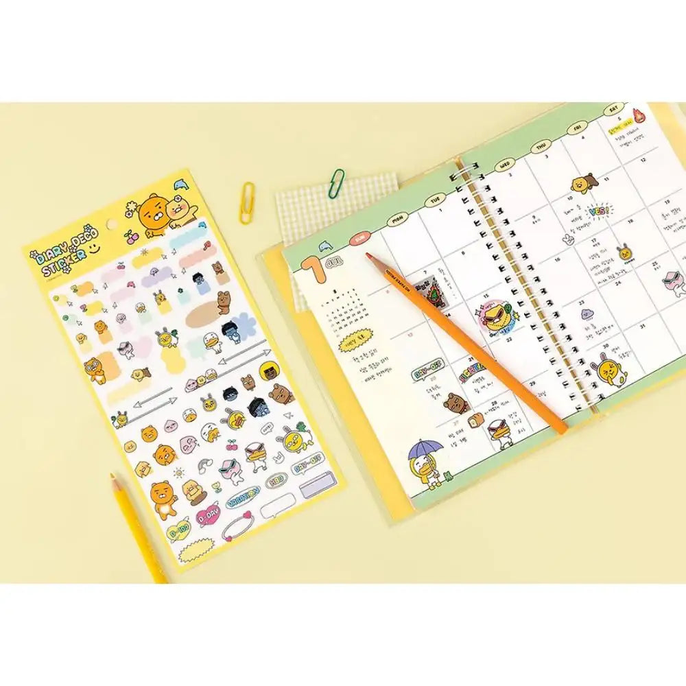 Kakao Friends - Seichee's Diary Deco Sticker Set - Kakao Friends - Sticker - Harumio
