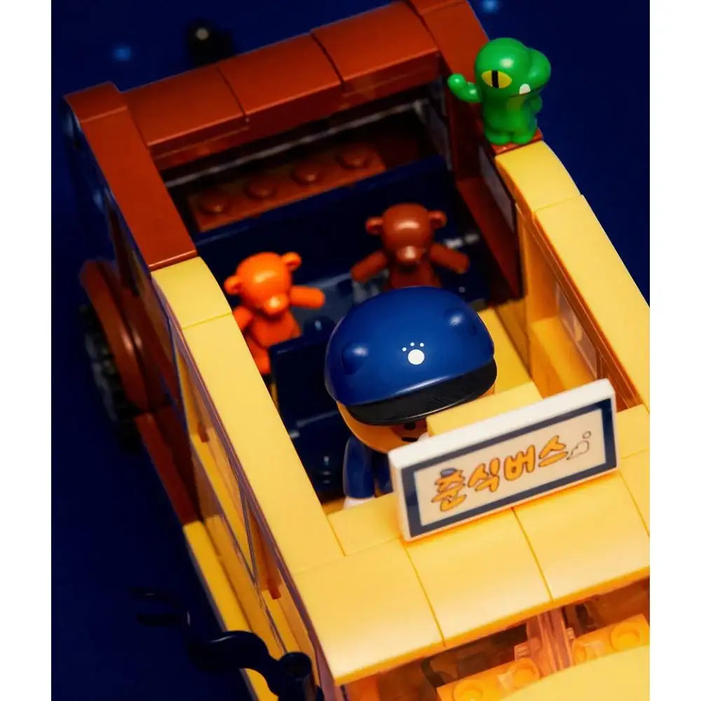 Kakao Friends - Choonsikverse Parade Bus Brick Figure - Kakao Friends - Brick Figure - Harumio