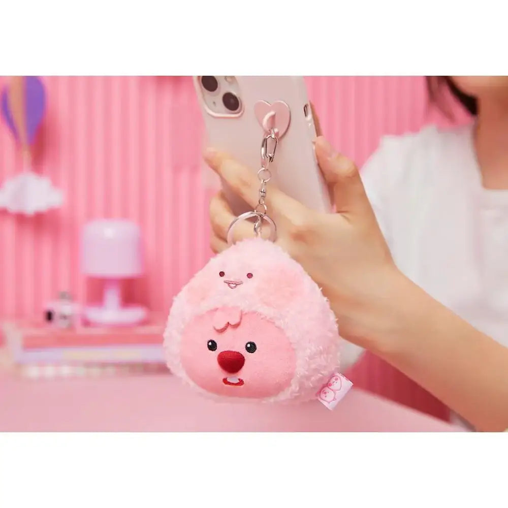 Kakao Friends x Zanmang Loopy - Apeach Doll Keyring - Kakao Friends x Zanmang Loopy - Keyring - Harumio