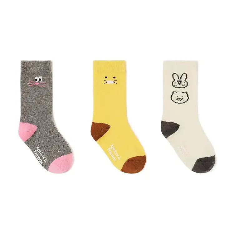 Apricot Studios x Kakao Friends - Socks Set - Kakao Friends - Home & Living, Accessories - Harumio